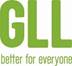 letters GLL green colour on white, text - better for everyone