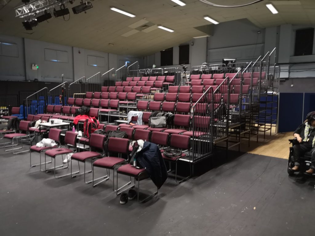 theatre for music workshop with auditorium seats